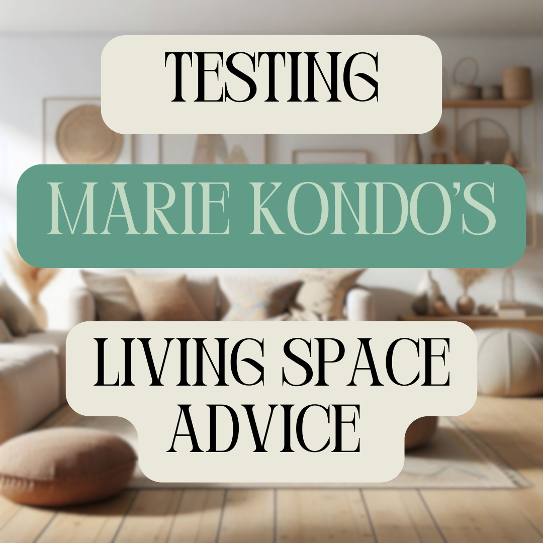 Testing Marie Kondo’s Living Space Advice